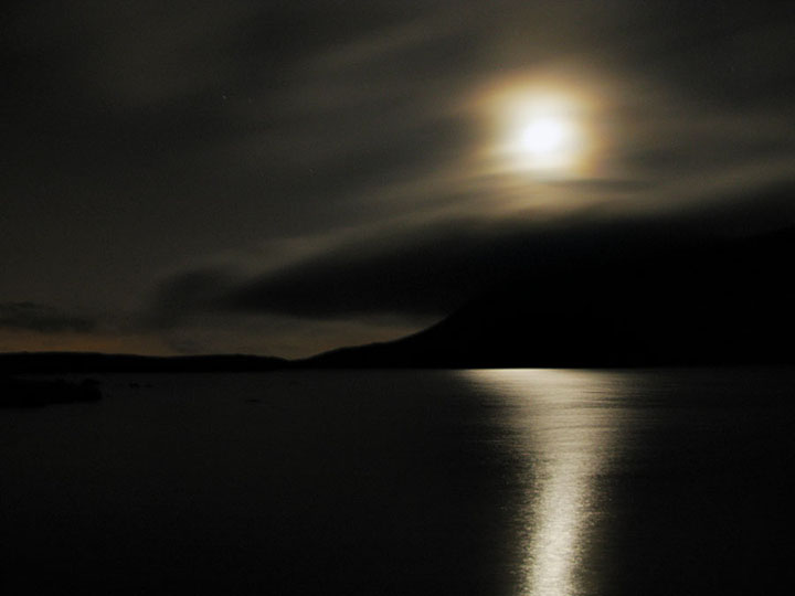 Moonlight over the Lake