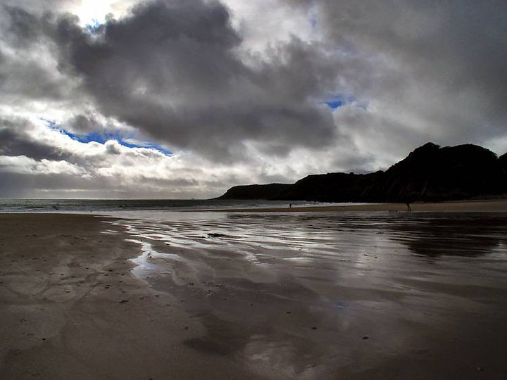 Stormy Clouds over Caswell Bay
