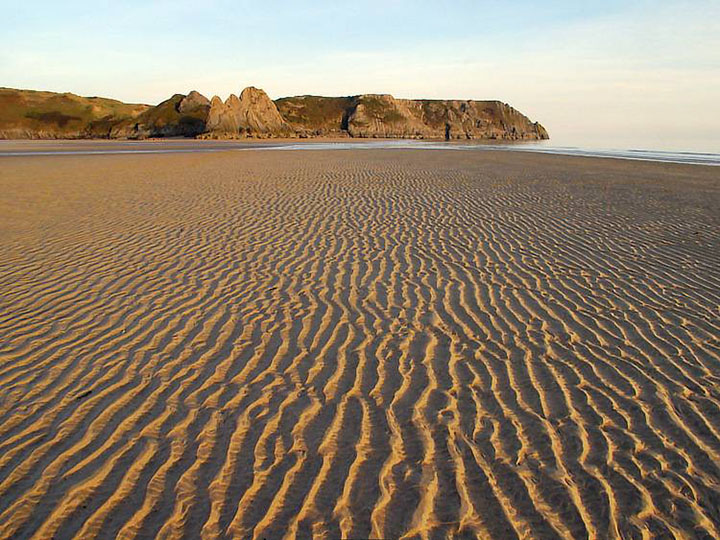 Sand Ripples at Three Cliffs Bay